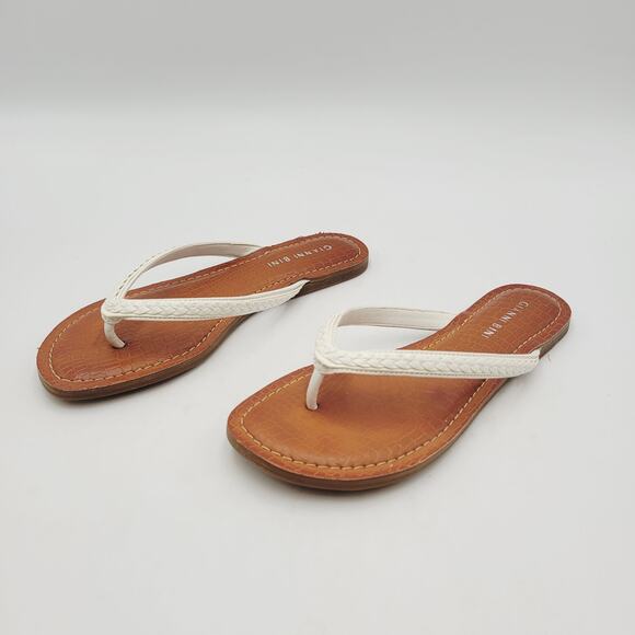 Gianni Bini Rope & Jewels Sandals Flip Flops Thongs Women's Sz 6 - Picture 5 of 9